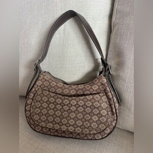 Nine West Brown Patterned Shoulder Bag